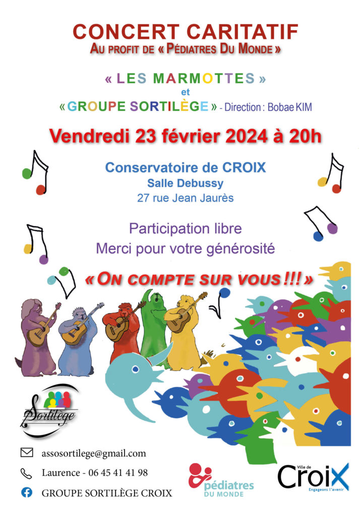 Un concert au profit de Pédiatres du Monde !